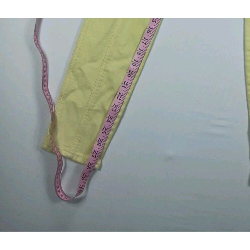 NWT Universal Thread High Rise Skinny Jeans Yellow Denim Slimming Pants 00 25R - Picture 5 of 10